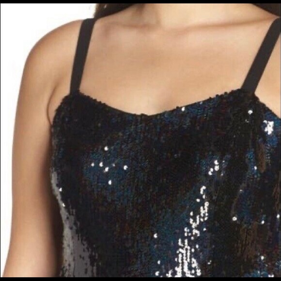 Dress the Population liquid black sequin jumper - Picture 3 of 9